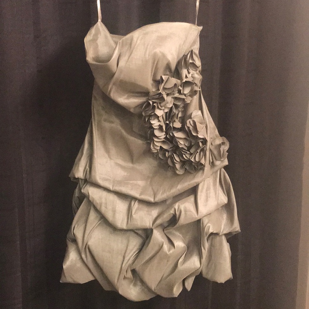 Dark green elegant dress